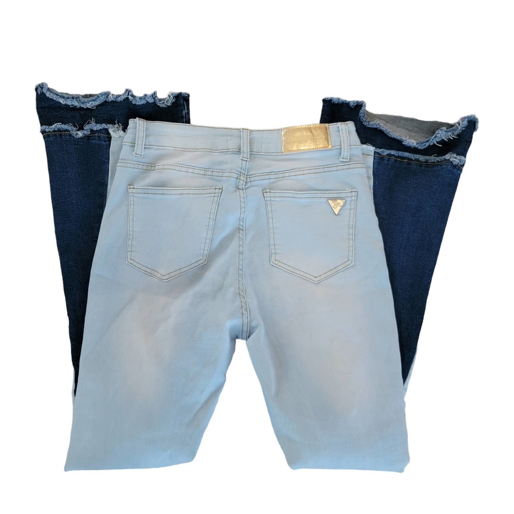 Celebrity Ace color block split hem bell bottom wide leg‎ jeans size 9 /29 - Picture 2 of 3